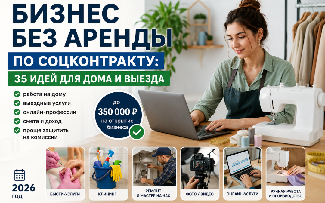 Бизнес без аренды по соцконтракту