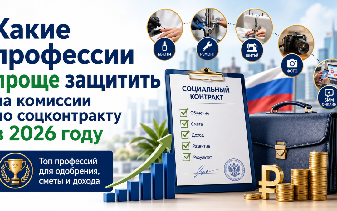 Какие профессии проще защитить по соцконтракту в 2026 году