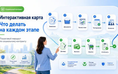 Интерактивная карта оформления социального контракта