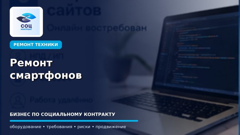 Ремонт смартфонов как бизнес по социальному контракту