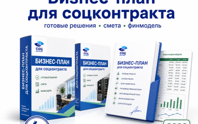 Бизнес-план для соцконтракта в 2026 году: структура, смета, пример расчета и защита на комиссии