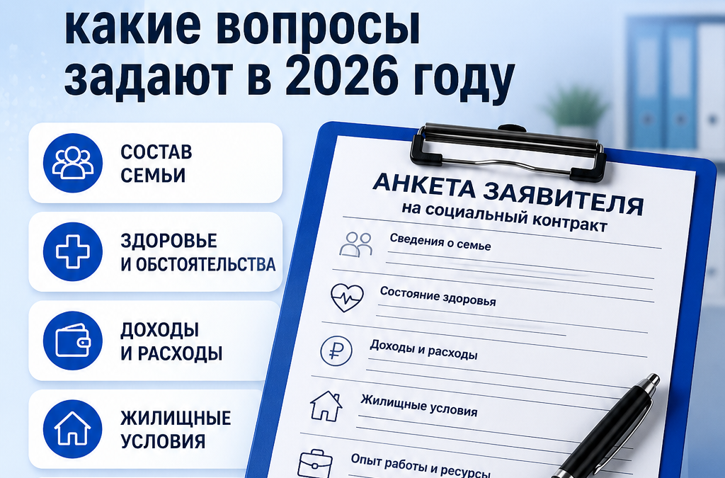 Новая анкета соцконтракта 2026