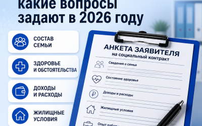 Новая анкета на социальный контракт в 2026 году: вопросы собеседования