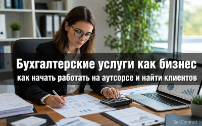 Бухгалтерские услуги как бизнес: как начать работать на аутсорсе и найти клиентов