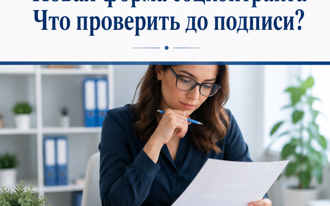 Новая форма социального контракта в 2026 году: что проверить перед подписанием