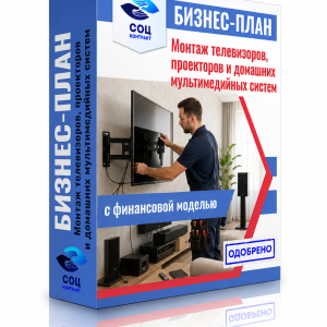 Бизнес-план «Монтаж телевизоров, проекторов и мультимедийных систем»