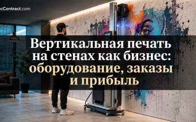 Вертикальная печать на стенах как бизнес: оборудование, заказы и прибыль