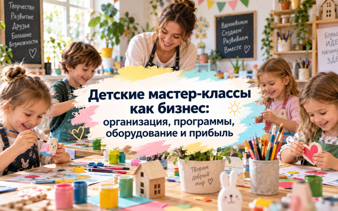 Детские мастер классы бизнес