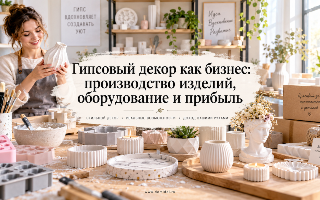 Гипсовый декор как бизнес