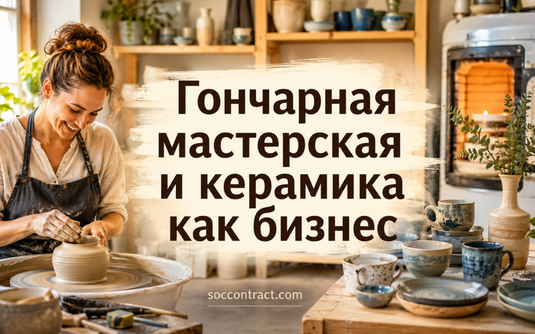 Гончарная мастерская и керамика как бизнес: оборудование, мастер-классы и прибыль
