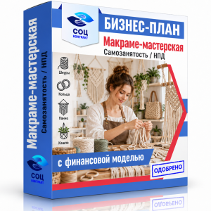 Бизнес-план «Макраме-мастерская: кашпо, панно и сумки»