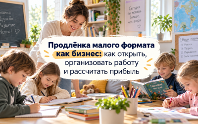 Продлёнка малого формата как бизнес: как открыть, организовать работу и рассчитать прибыль