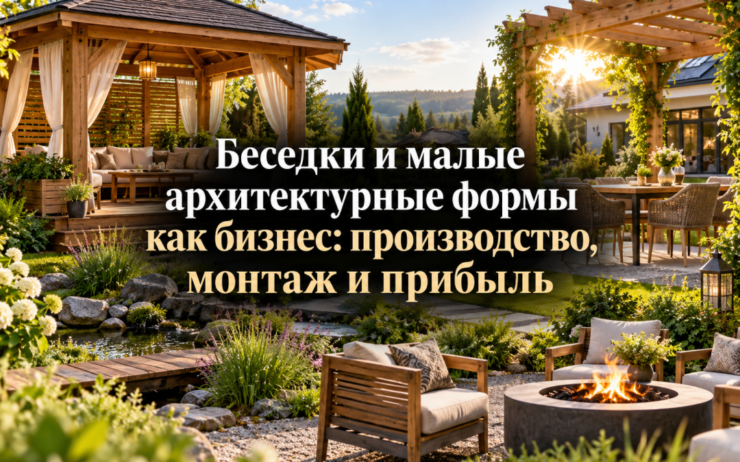 Беседки и малые архитектурные формы как бизнес