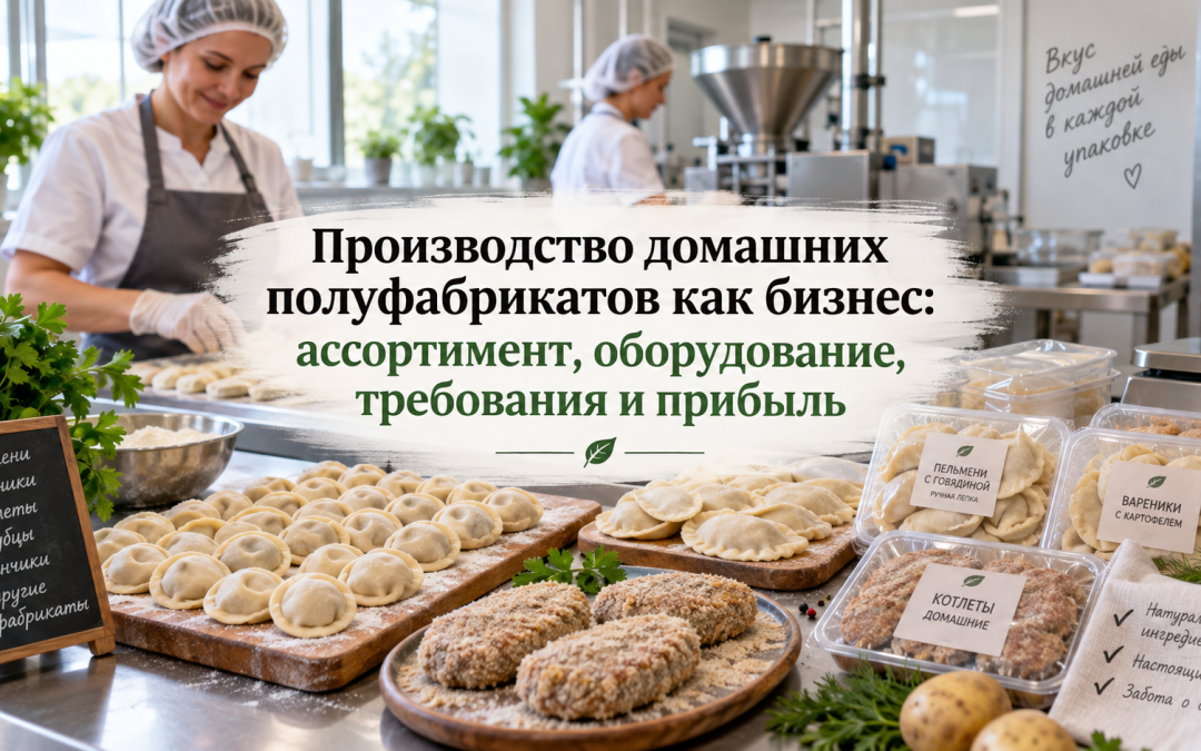 Производство домашних полуфабрикатов как бизнес