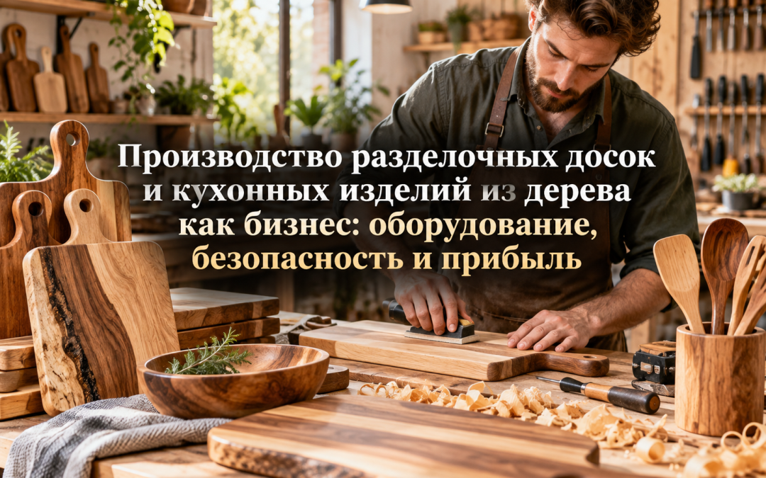 Производство разделочных досок и кухонных изделий из дерева как бизнес