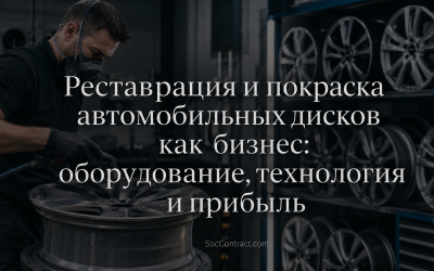 Реставрация и покраска автомобильных дисков как бизнес: оборудование, технология и прибыль