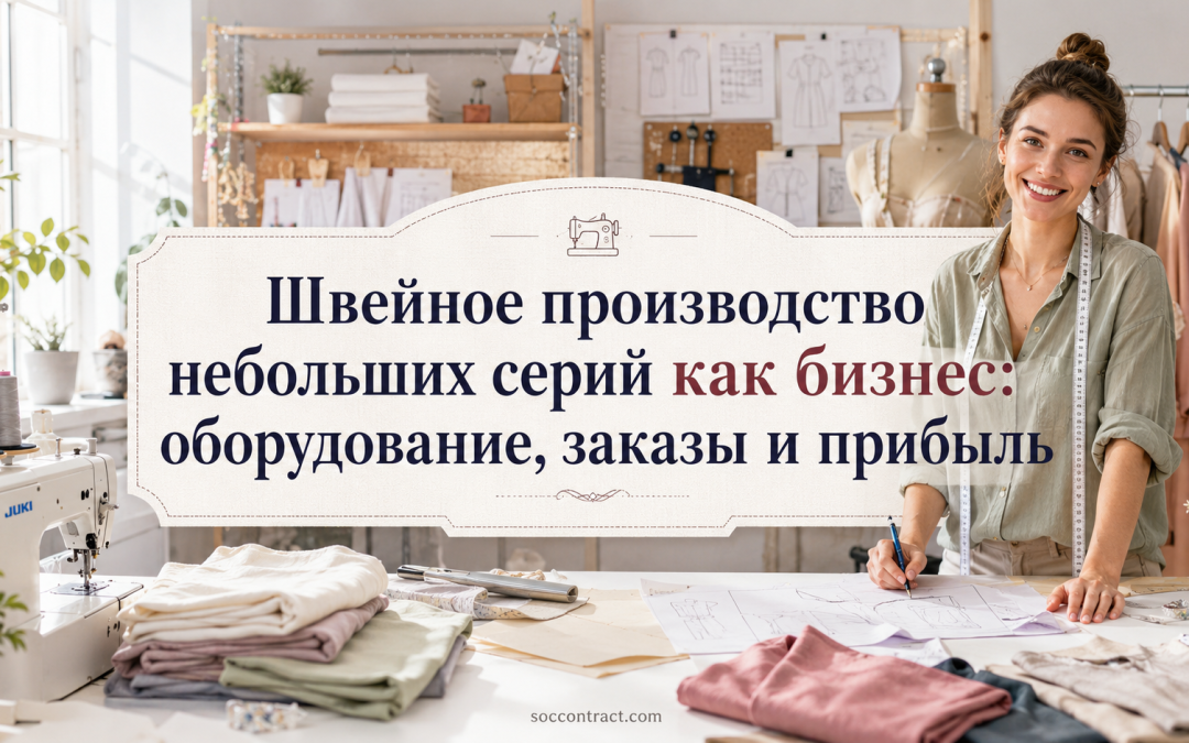 Швейное производство небольших серий как бизнес
