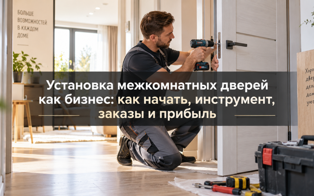 Установка межкомнатных дверей как бизнес: