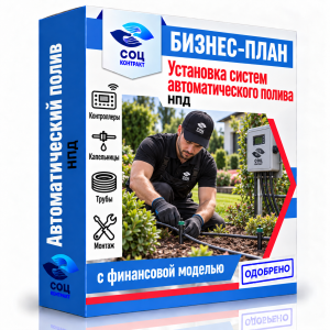 Бизнес-план «Установка систем автоматического полива»