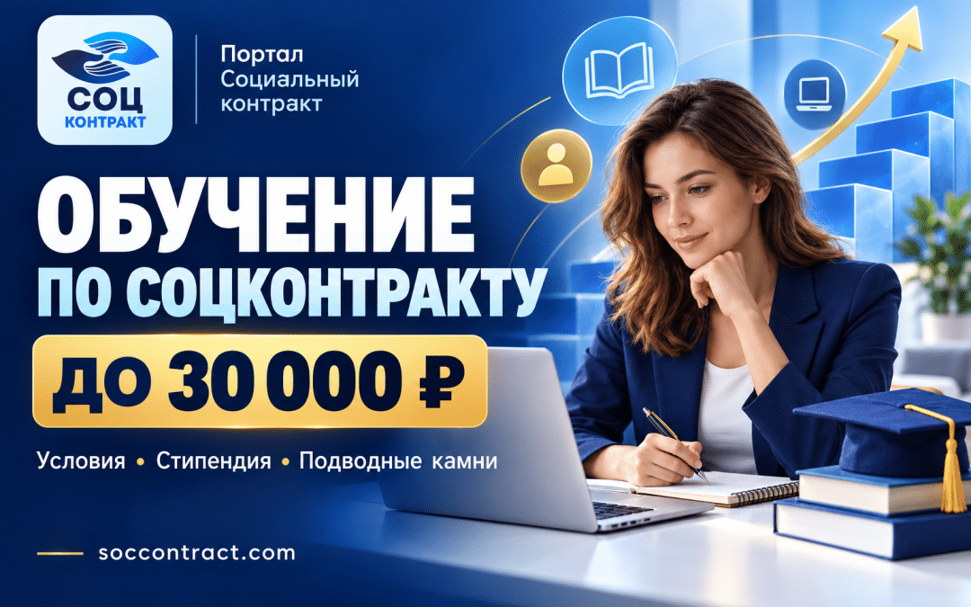Обучение по социальному контракту до 30 000 ₽: условия и подводные камни