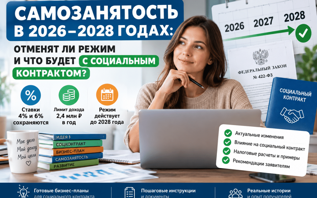 Отменят ли самозанятость в 2027–2028 годах и что будет с социальным контрактом?